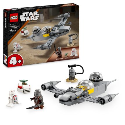LEGO Star Wars Mando and Grogu's N-1 Starfighter 75410 building set box