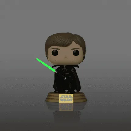 Funko Pop! Star Wars Luke Skywalker (Legends) Glow in the Dark #846 vinyl figure glowing